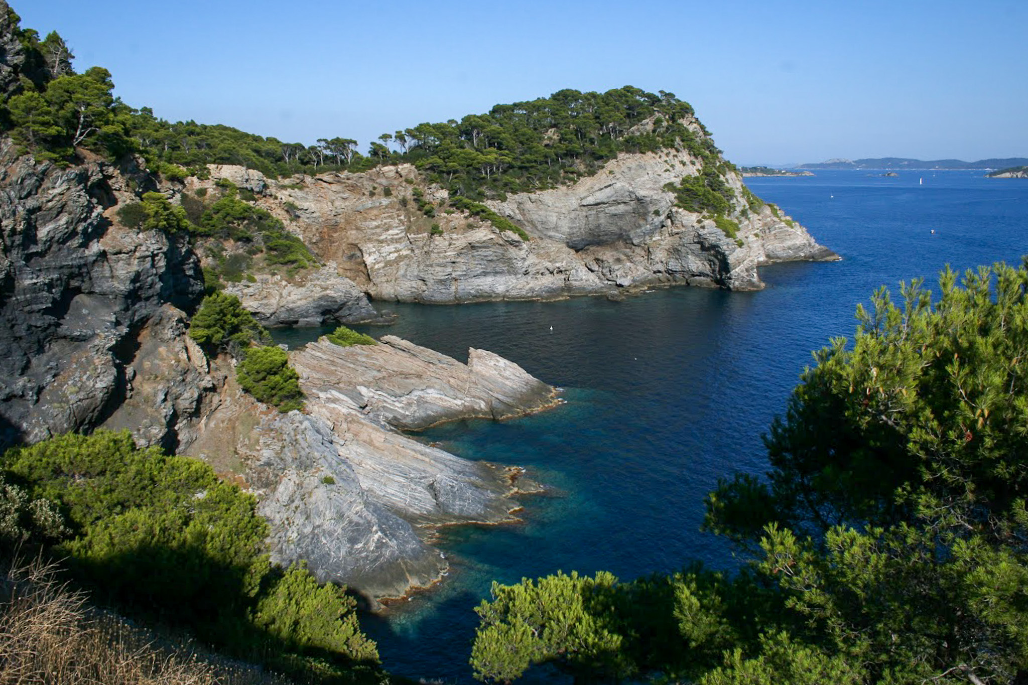 Calanque et pinède de la presqu'île de Giens
